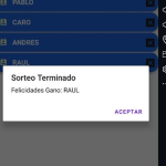 Juego Sorteo de Nombres hecho en Kotlin + Android Studio